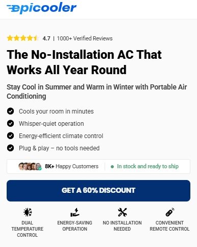 Qinux Epicooler Review | Portable AC Reviews