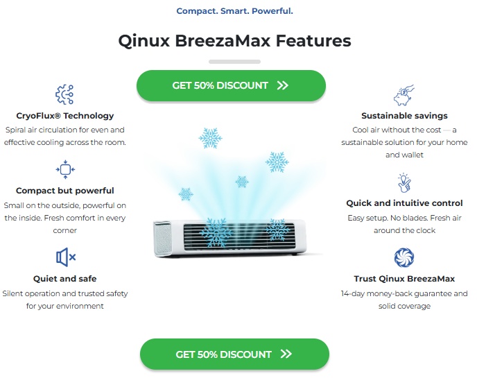 Qinux BreezaMax Review: Cooling Technology, Reviews and Complaints